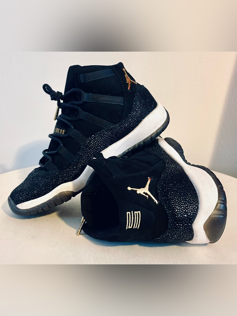 Rare Air Jordan 11 Retro Premium Heiress Black Stingray Nike Kids 5.5 Women’s 7